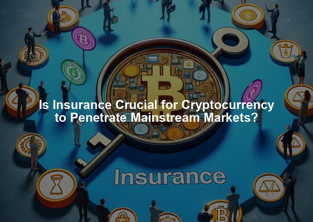 Is Insurance Crucial for Cryptocurrency to Penetrate Mainstream Markets?